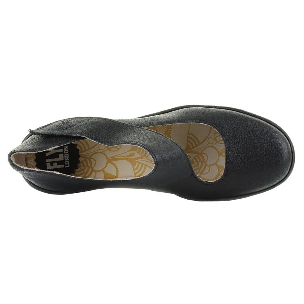 Fly London Yasi682Fly Leder Damen Keilabsatz Schuhe