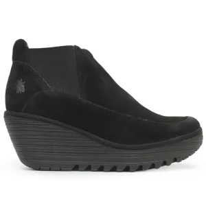 Fly London YOFI507FLY Cupido Leder Chelsea-Stiefel für Damen