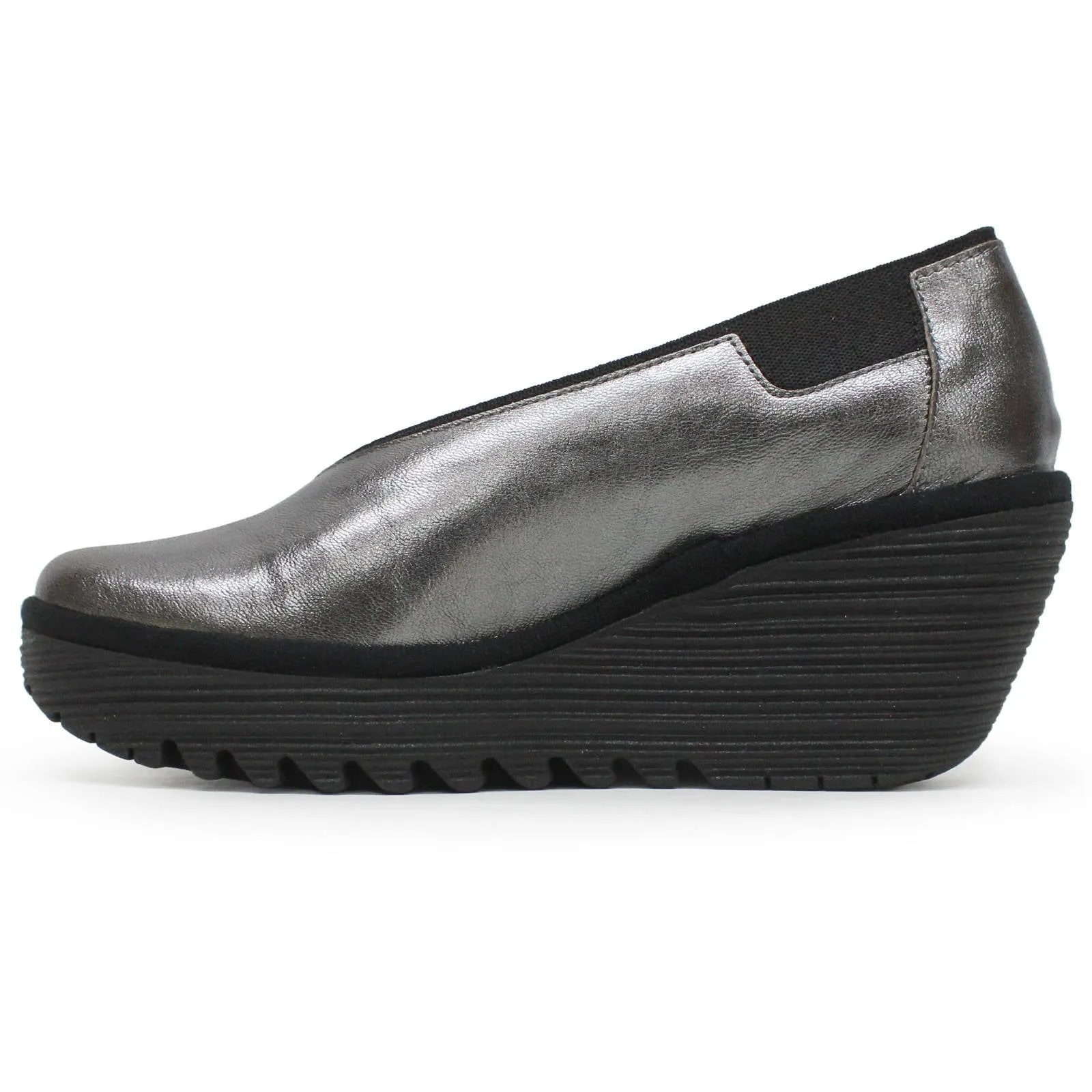 Fly London YOZA438FLY Idra Leder Damen Plateauschuhe