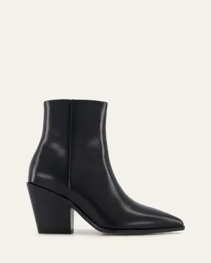 FREDDIE MID ANKLE STIEFEL SCHWARZES LEDER