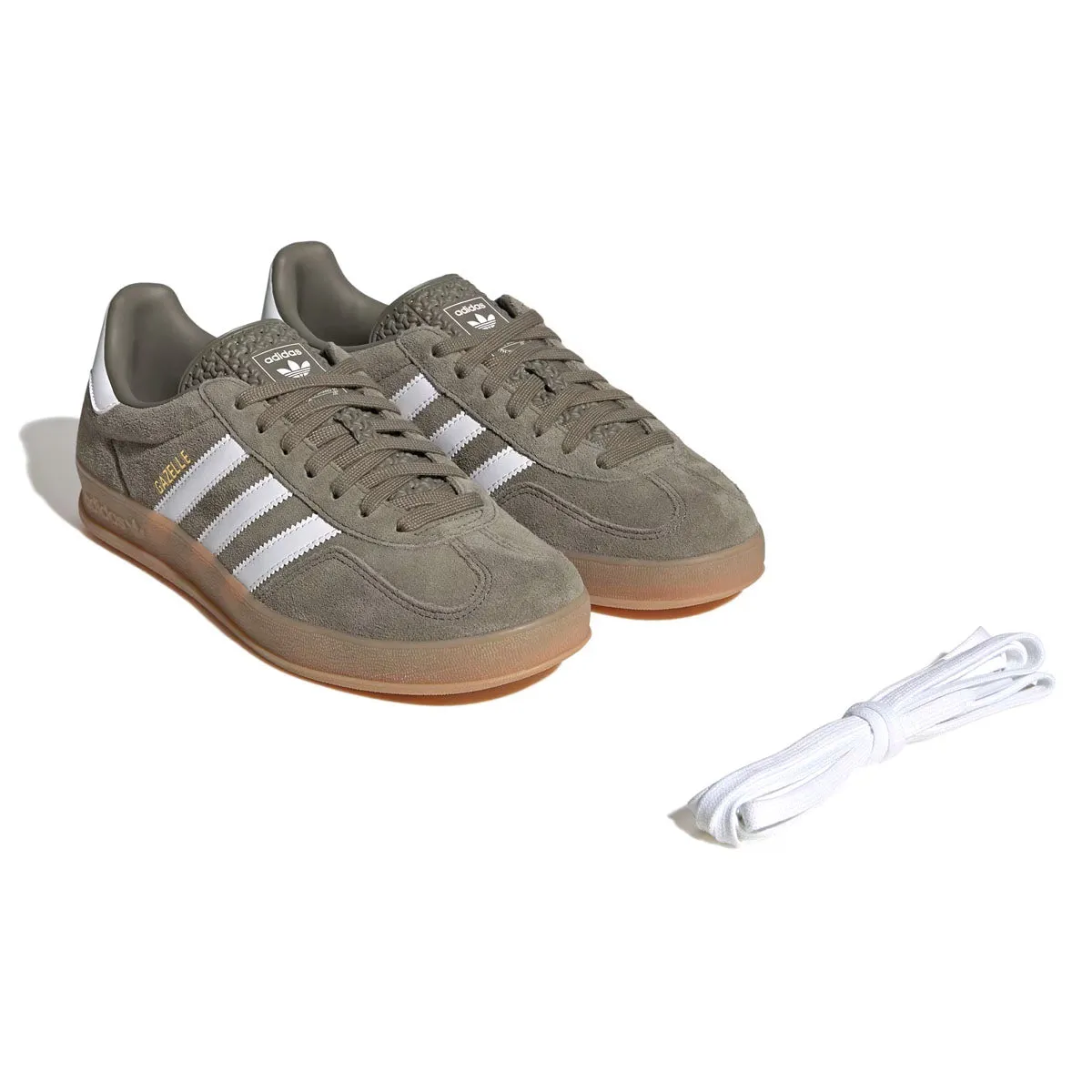 Gazelle Indoor 'Olive Strata Weiß'