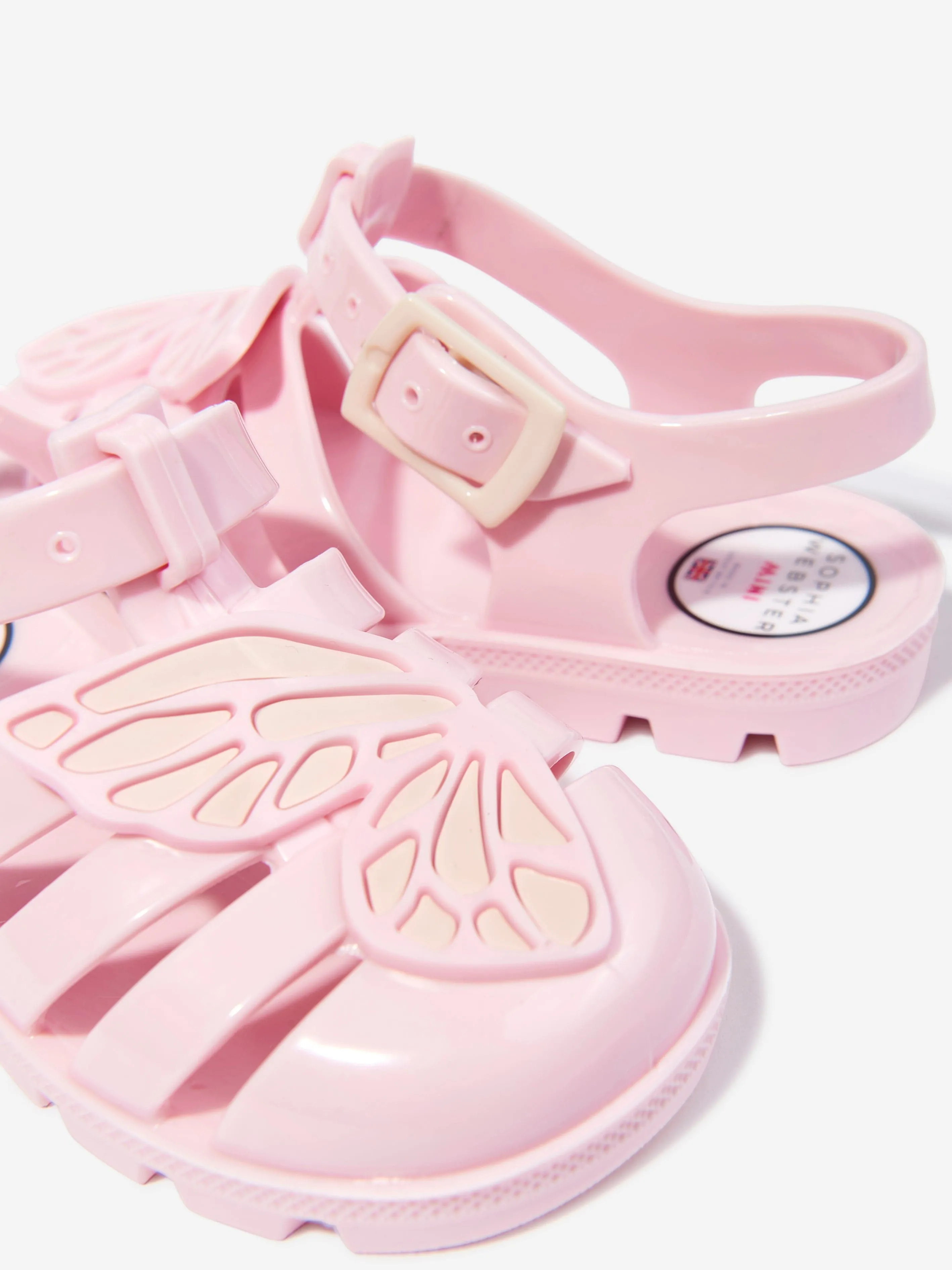 Mädchen Schmetterling Gelee Sandalen in Rosa