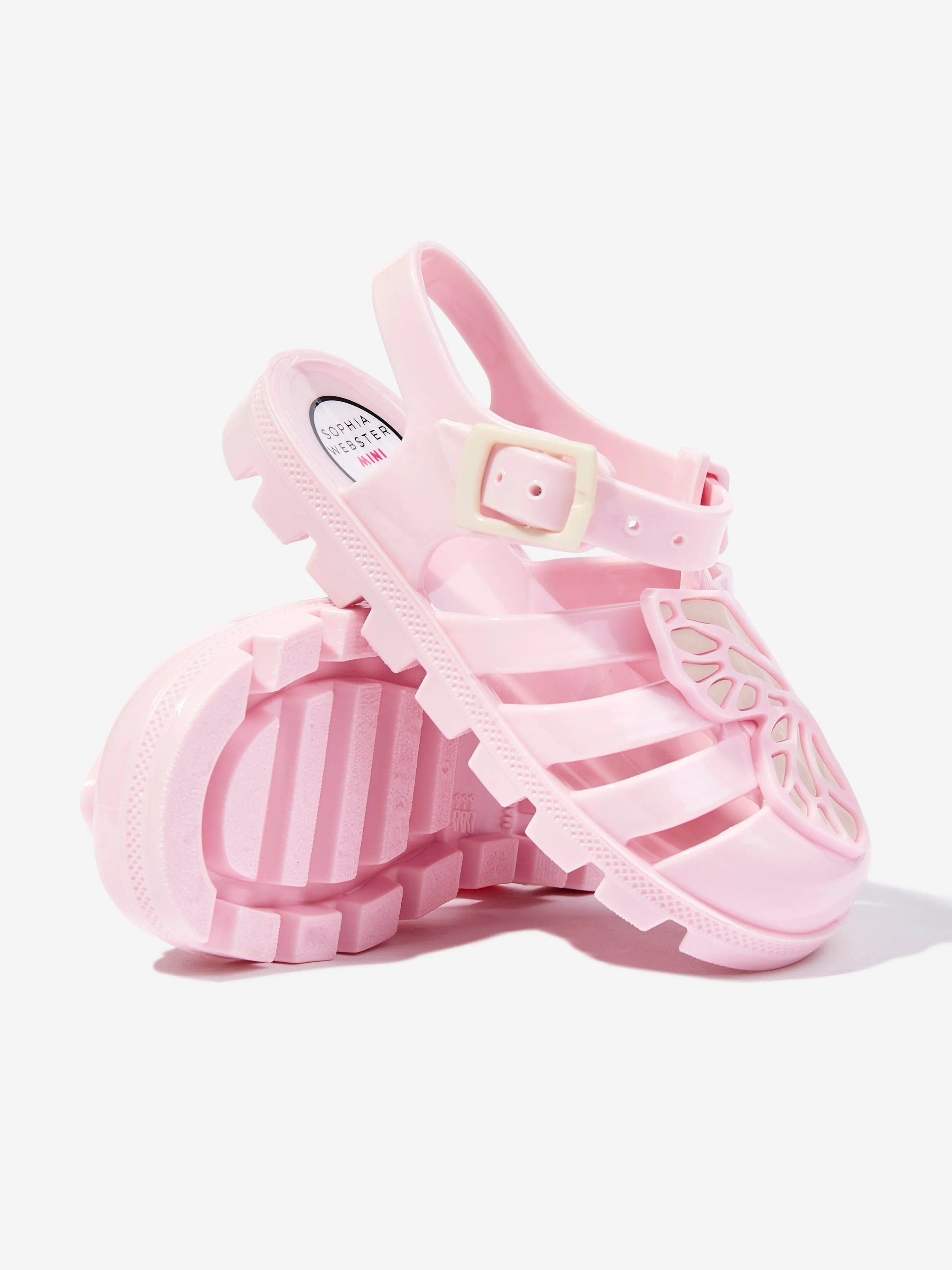 Mädchen Schmetterling Gelee Sandalen in Rosa