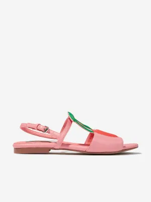 Mädchen Kirsch Sandalen in Rosa