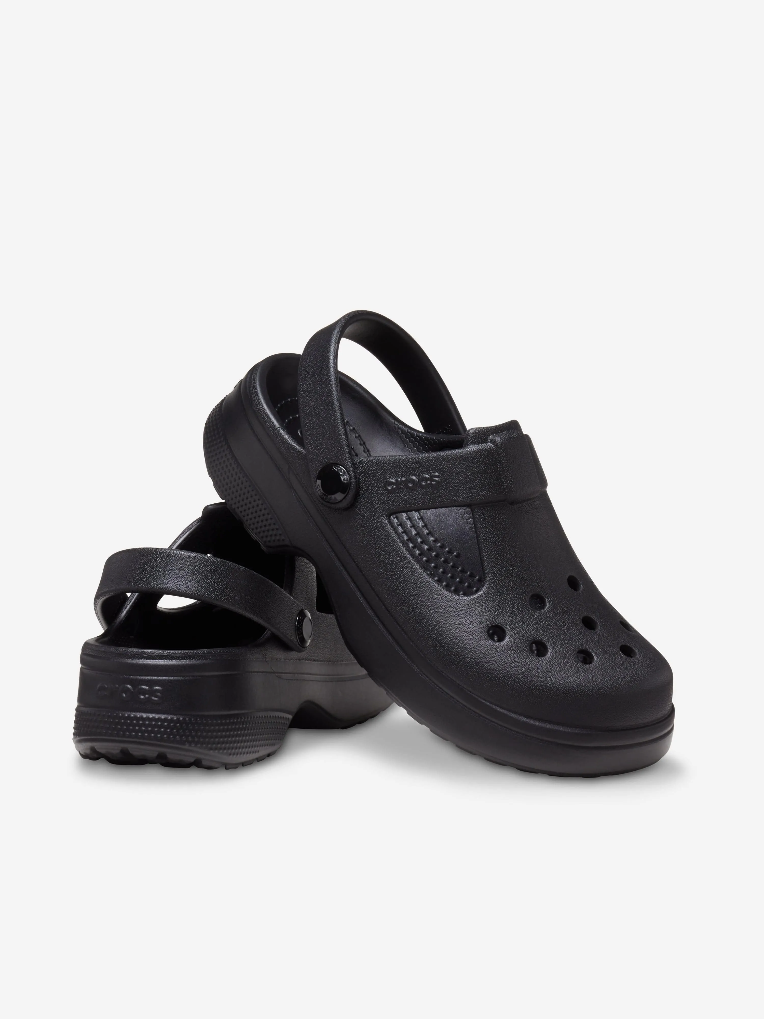 Klassische Mary Jane Clogs für Mädchen in Schwarz