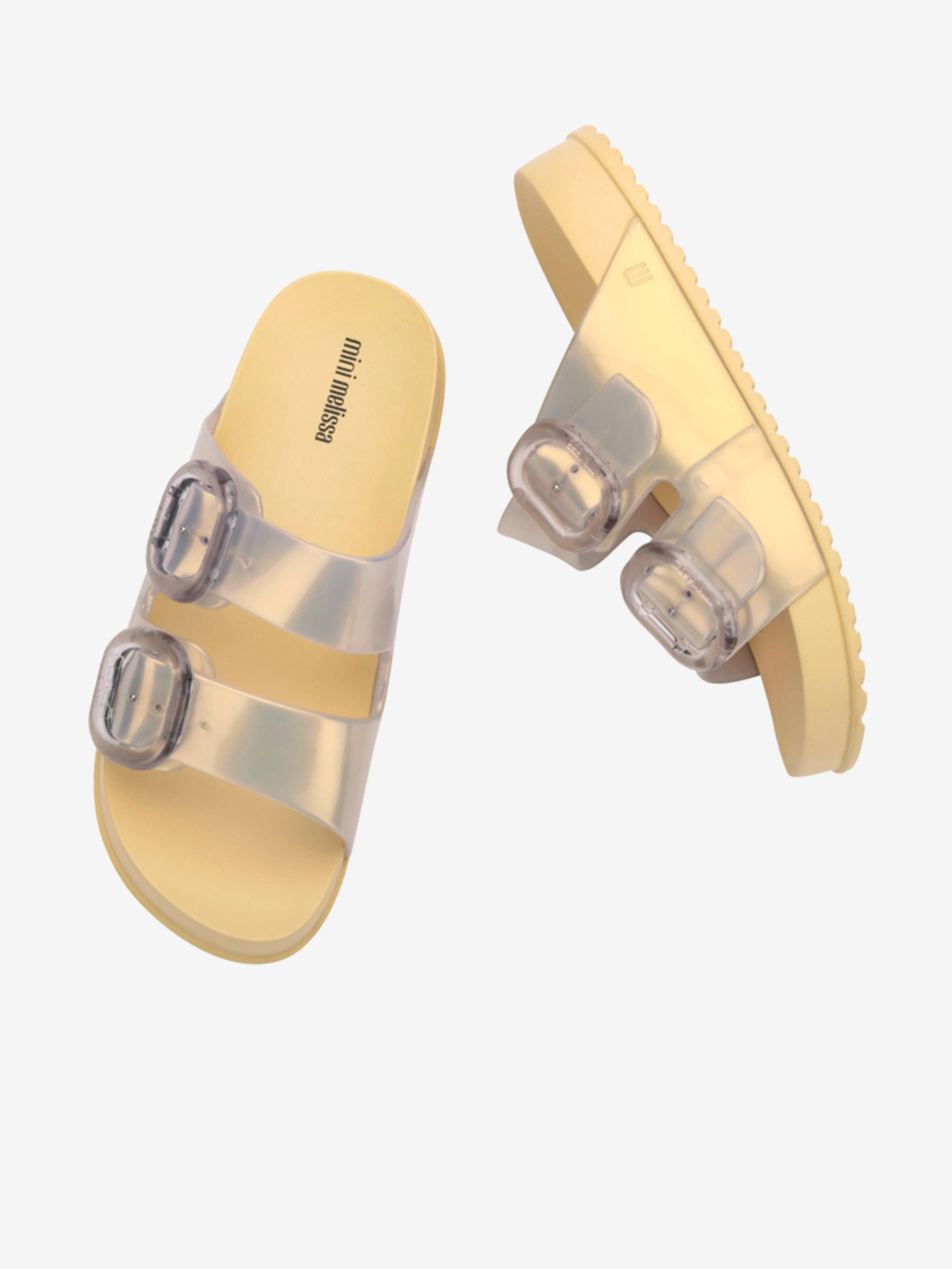 Gemütliche Goldene Riemchensandalen für Mädchen