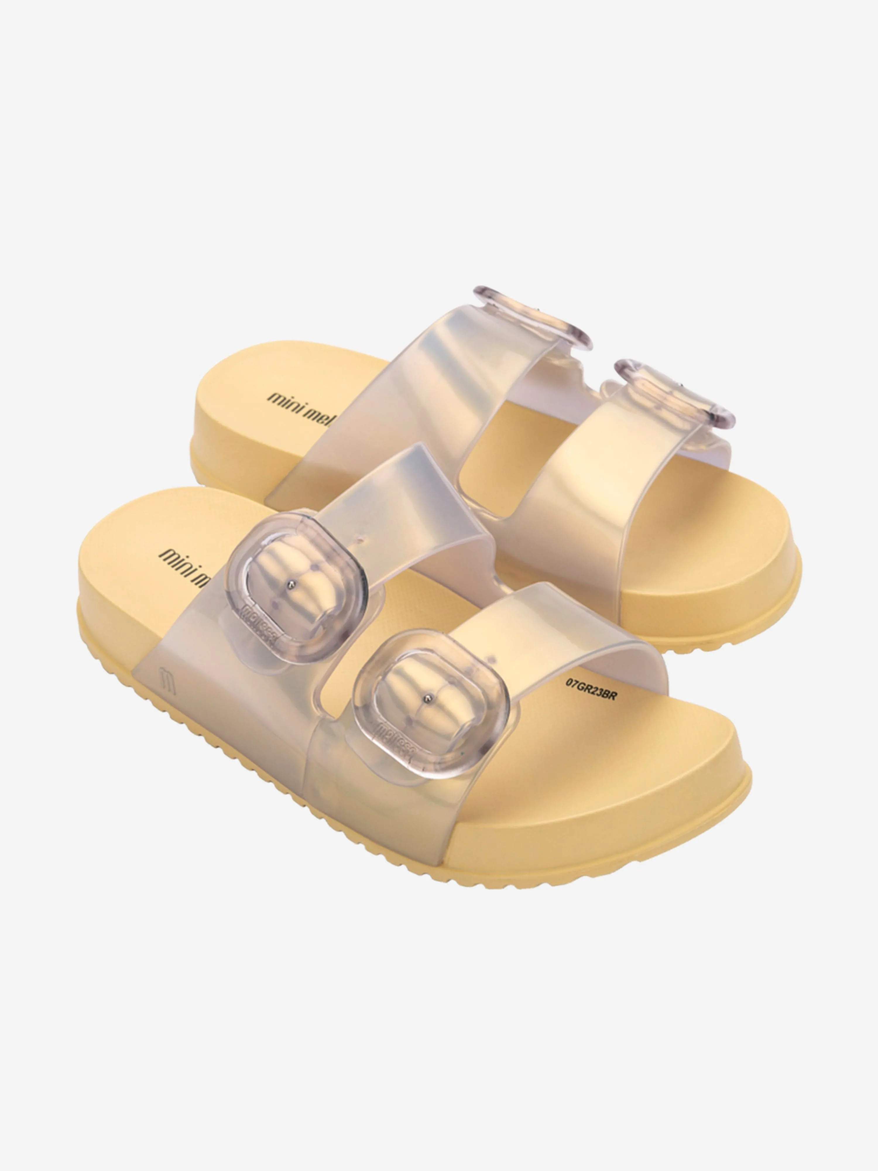 Gemütliche Goldene Riemchensandalen für Mädchen