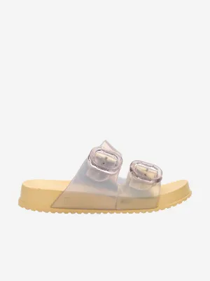 Gemütliche Goldene Riemchensandalen für Mädchen
