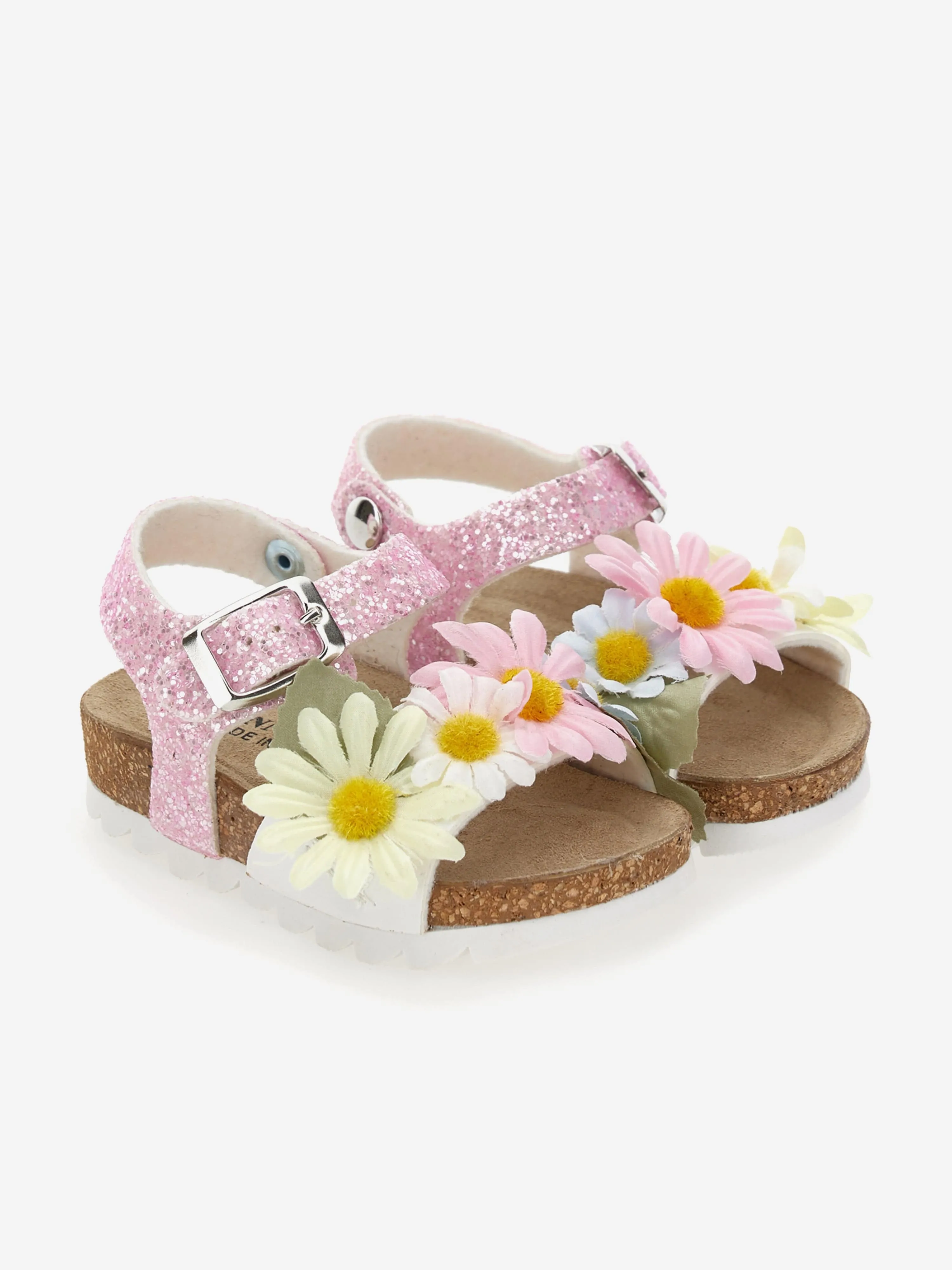 Mädchen Daisy Glitzer Sandalen in Rosa