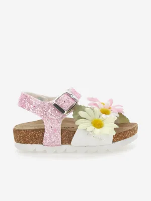 Mädchen Daisy Glitzer Sandalen in Rosa