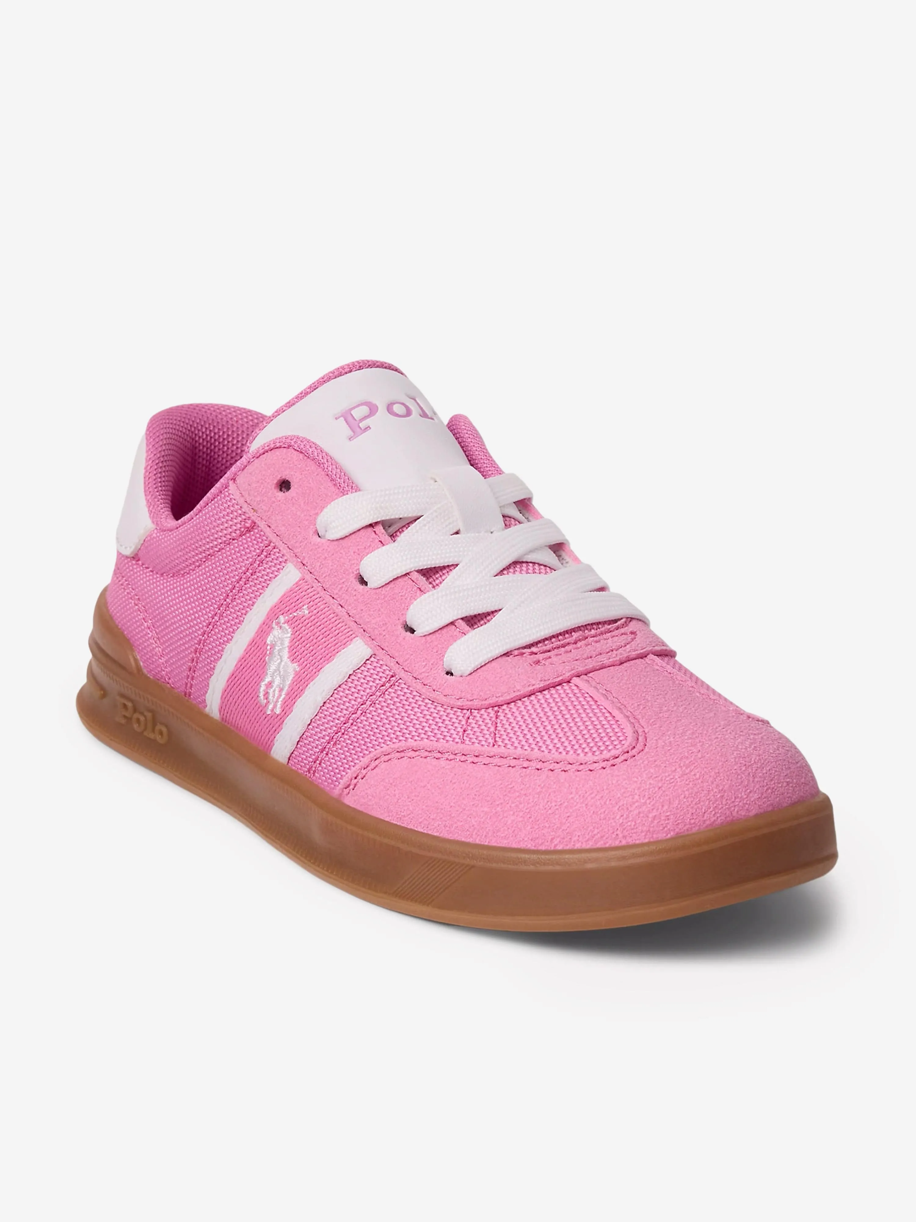 Girls Heritage Court III T-Toe Turnschuhe in Rosa