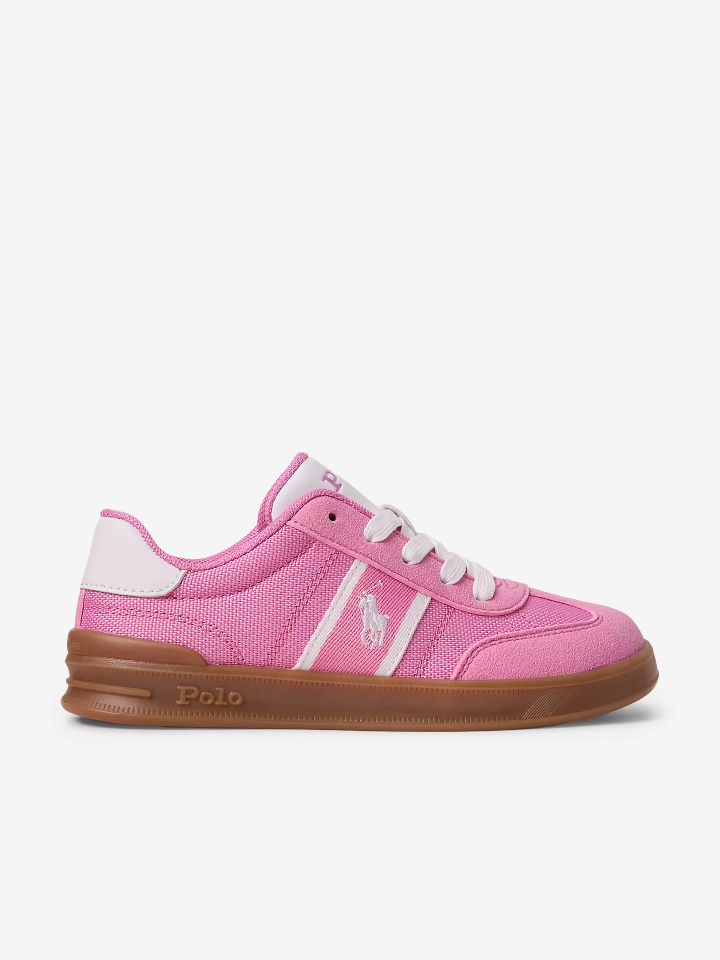 Girls Heritage Court III T-Toe Turnschuhe in Rosa