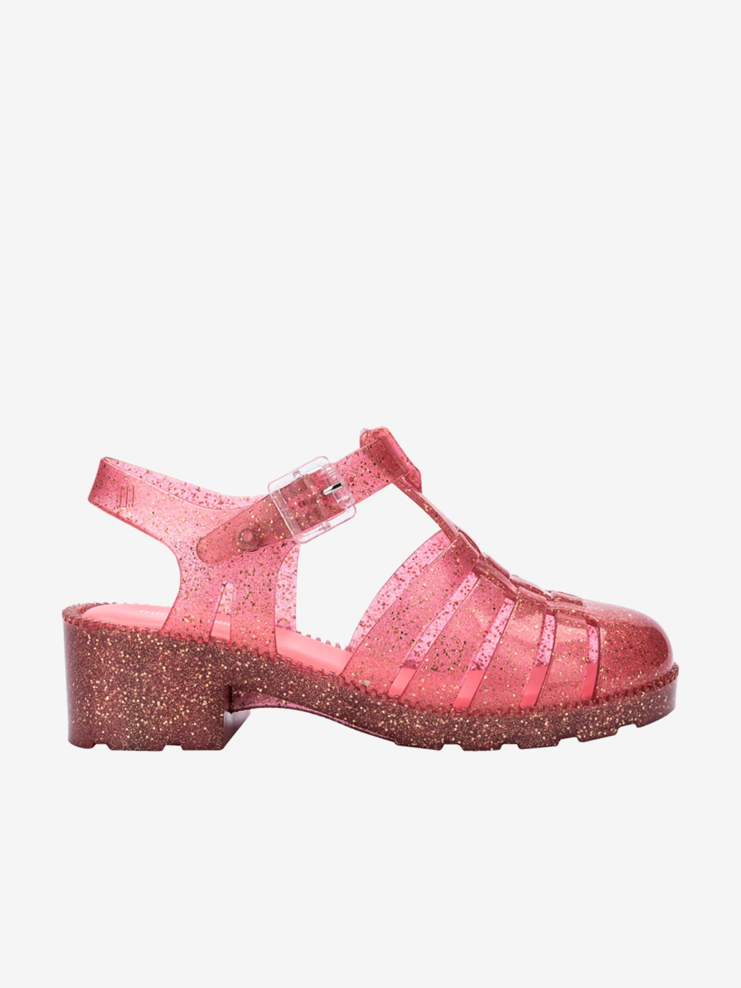 Mädchen Besitz Absatz Sandalen in Rosa