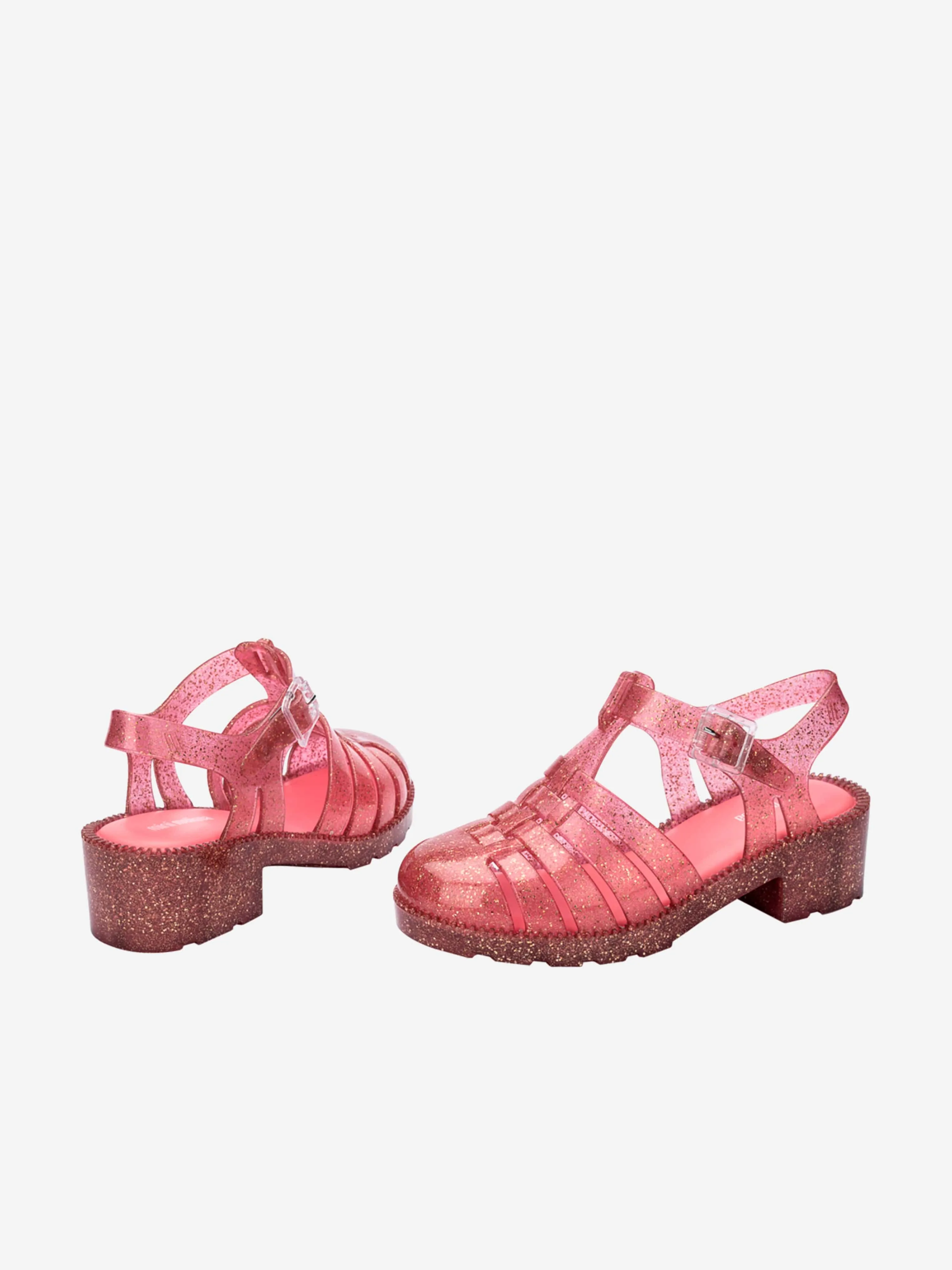 Mädchen Besitz Absatz Sandalen in Rosa
