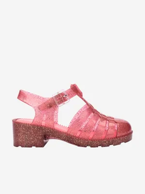 Mädchen Besitz Absatz Sandalen in Rosa