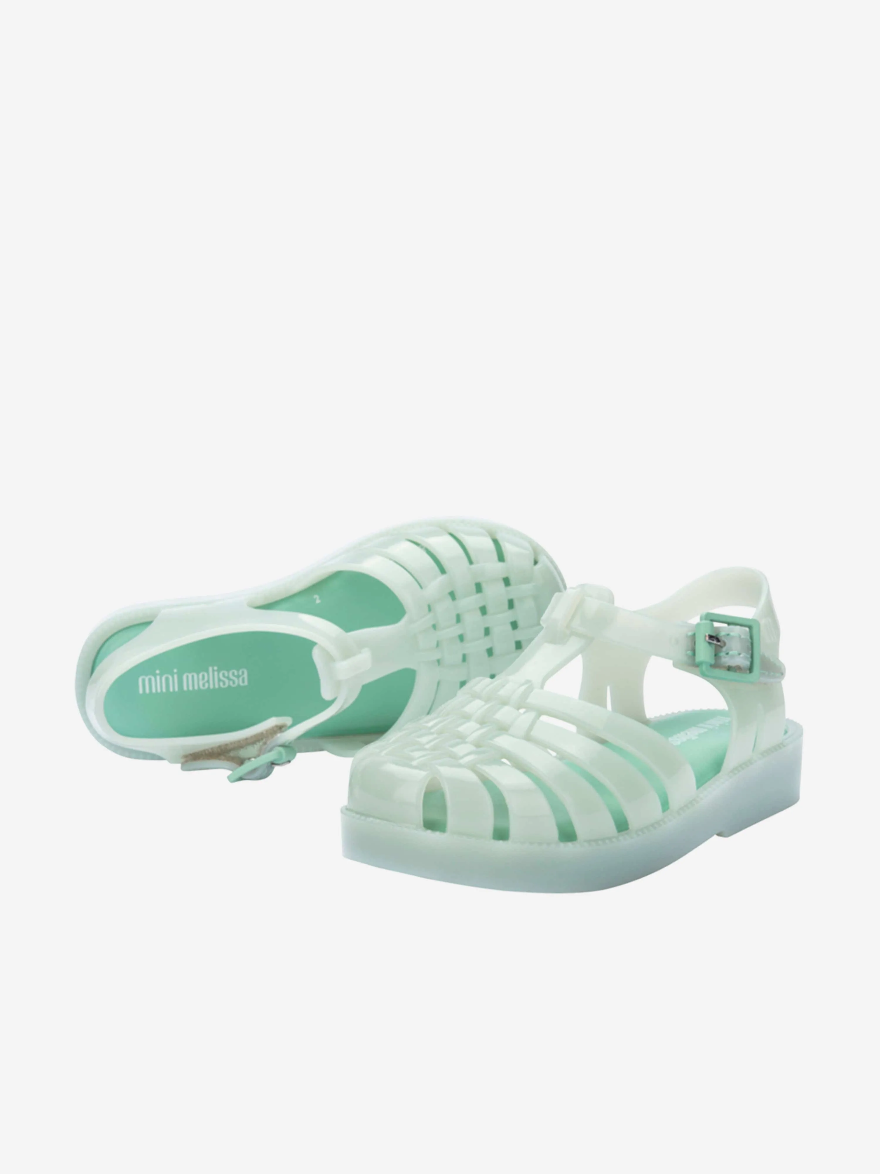Mädchen Besitz Sandalen in Grün