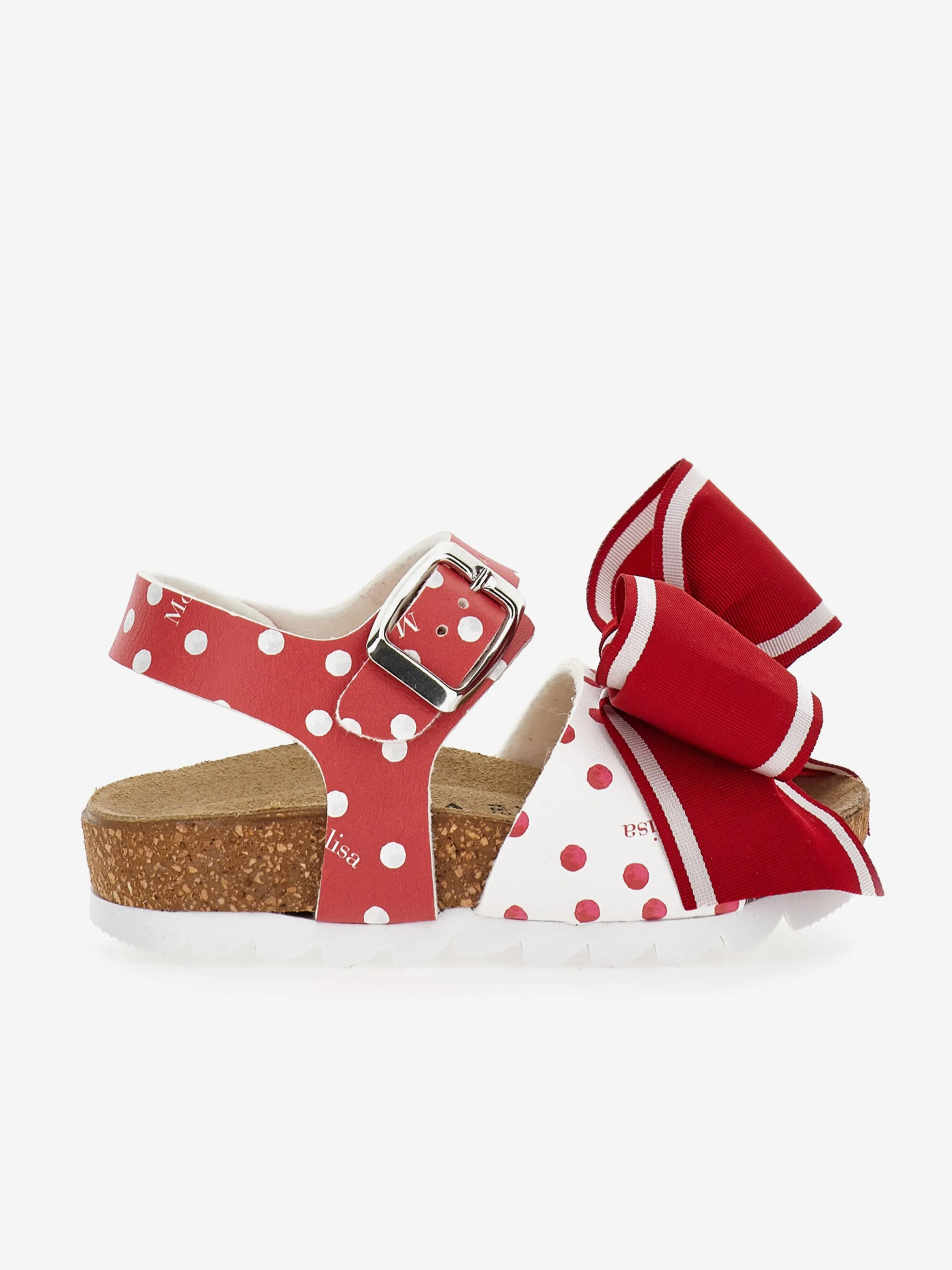 Mädchen Spitzenschleife Sandalen in Rot