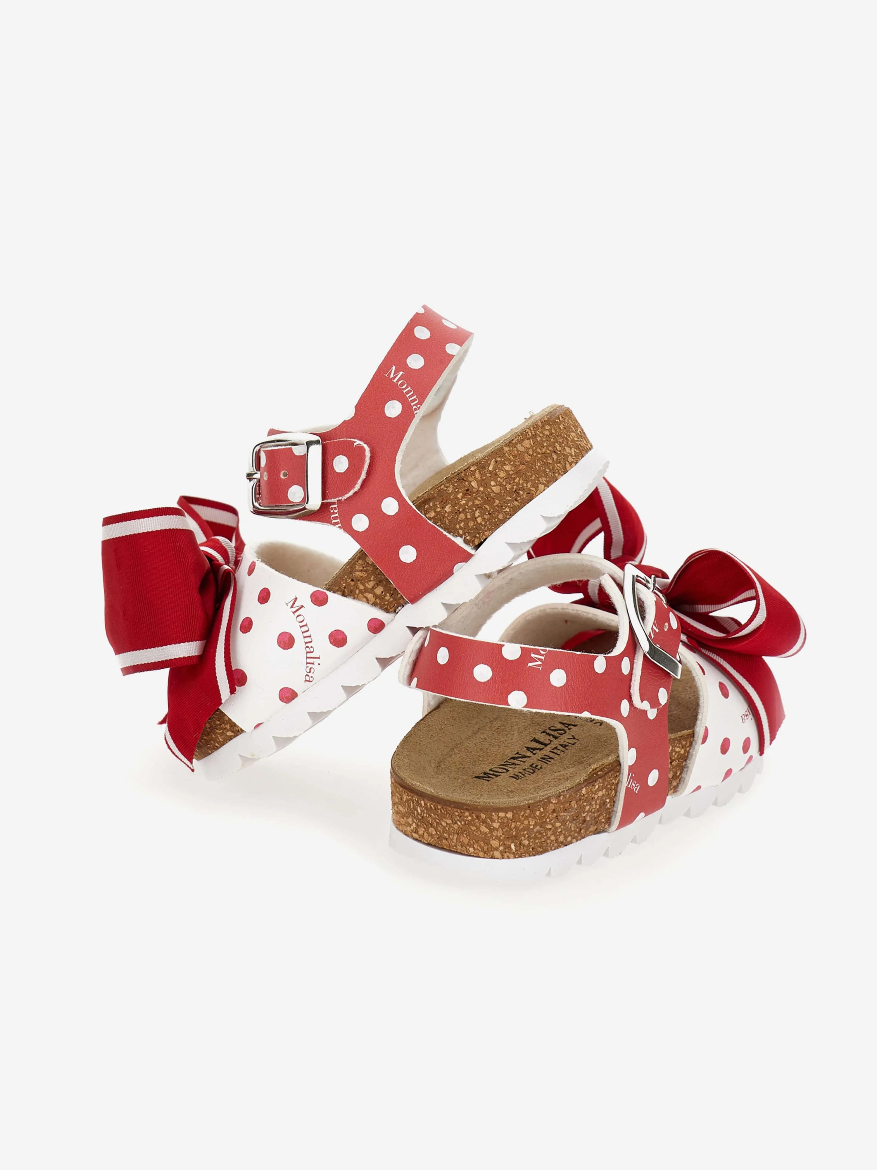 Mädchen Spitzenschleife Sandalen in Rot