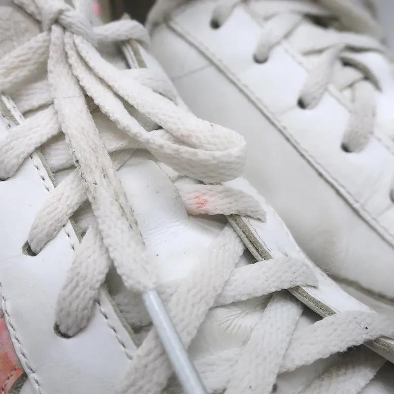 Golden Goose Superstar Tie Dye Low Top Sneakers Weißes Leder Größe 37