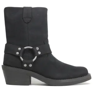 Harley Davidson Korsen Harness Lederstiefel aus Vollrindleder für Damen