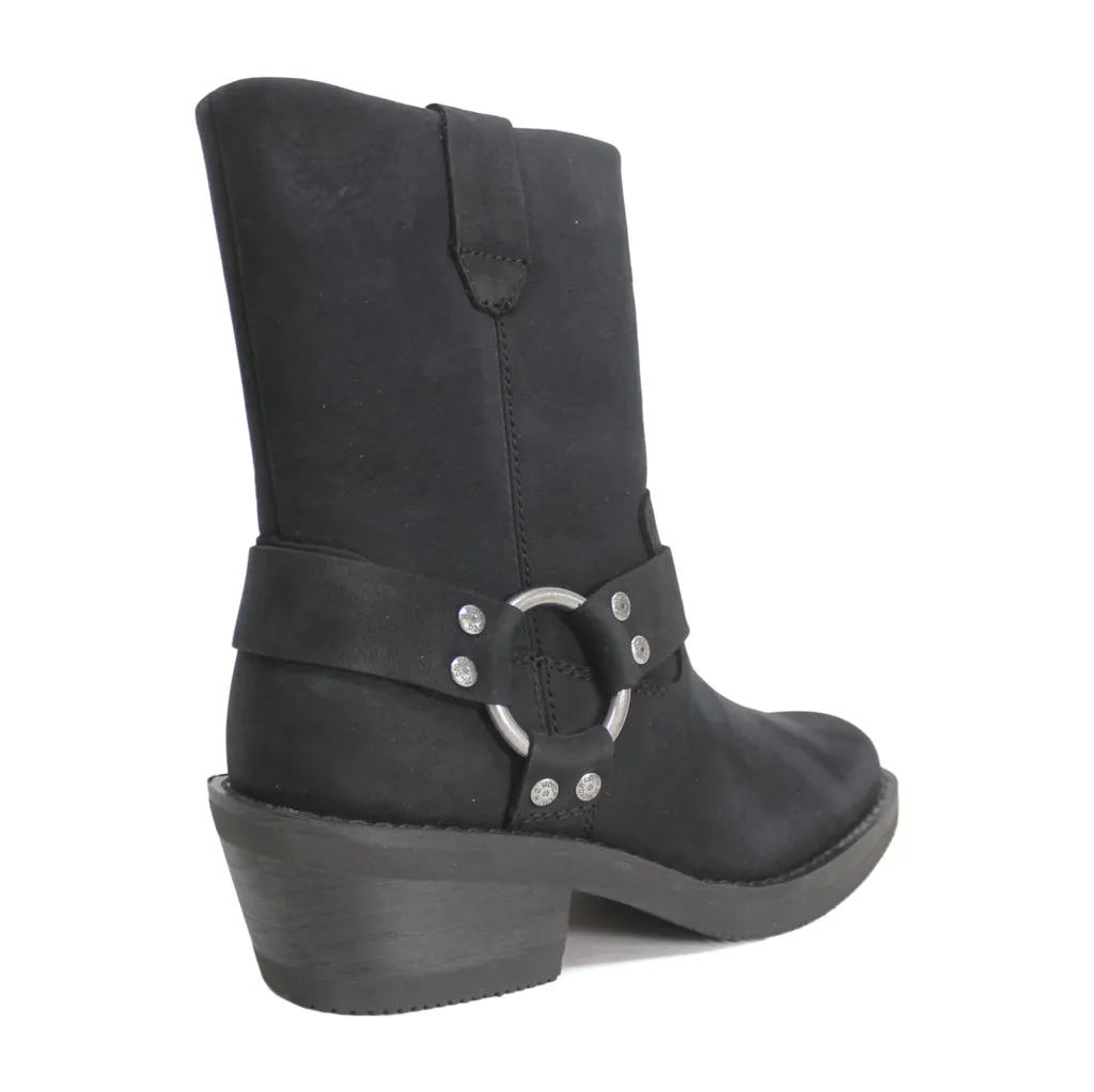 Harley Davidson Korsen Harness Lederstiefel aus Vollrindleder für Damen