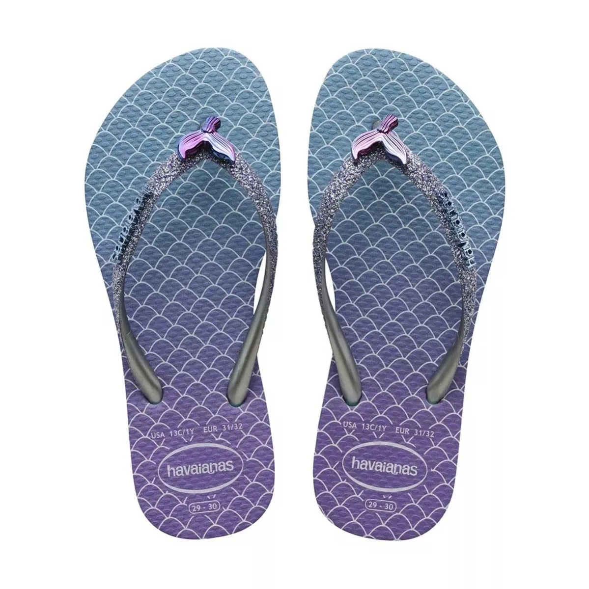 Havaianas Mädchen Slim Glitzer Meerjungfrau