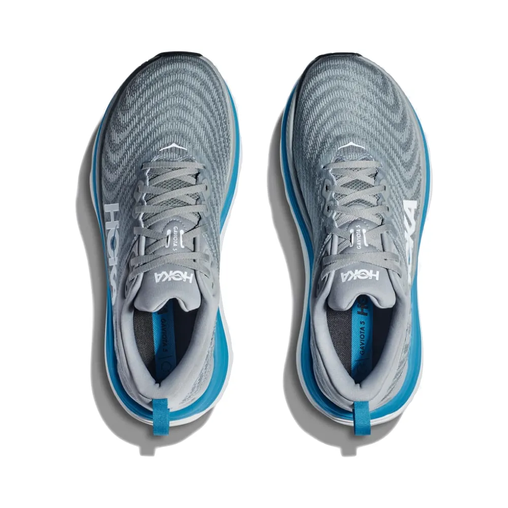 Hoka Herren Gaviota 5 Sneaker in Kalkstein/Diva Blau