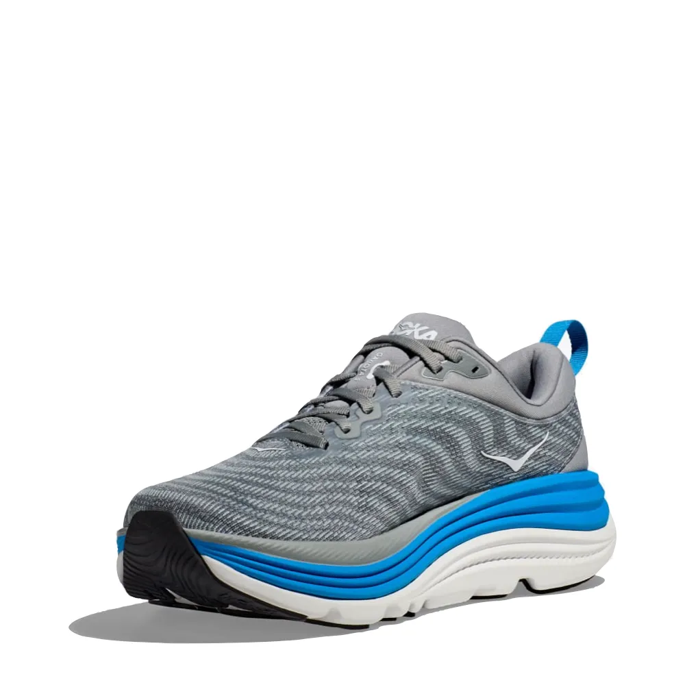 Hoka Herren Gaviota 5 Sneaker in Kalkstein/Diva Blau