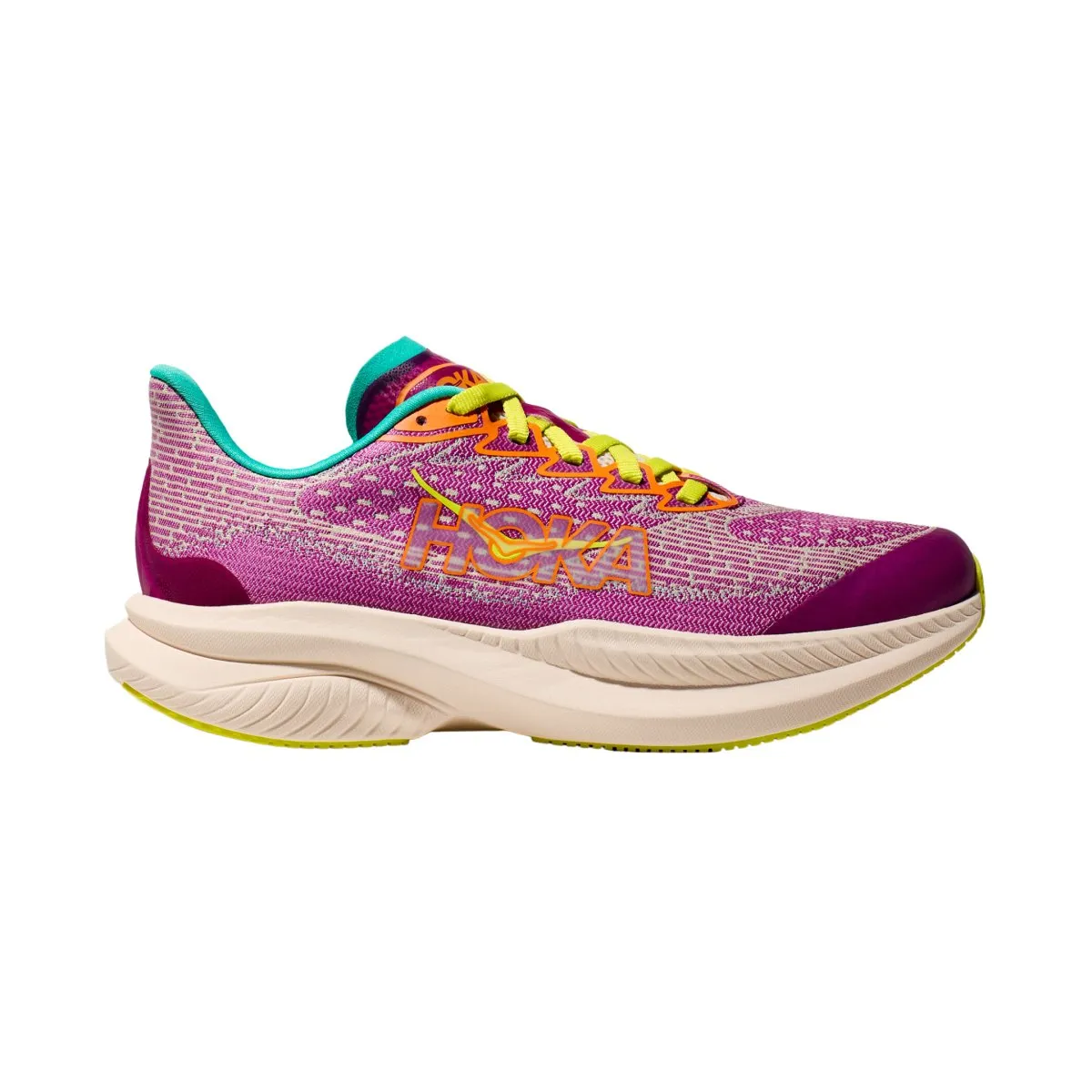 Hoka One One Kinder (Grundschule) Mach 6 Fuchsia