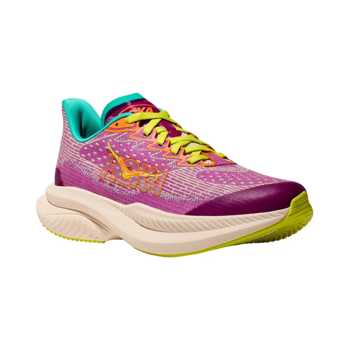 Hoka One One Kinder (Grundschule) Mach 6 Fuchsia