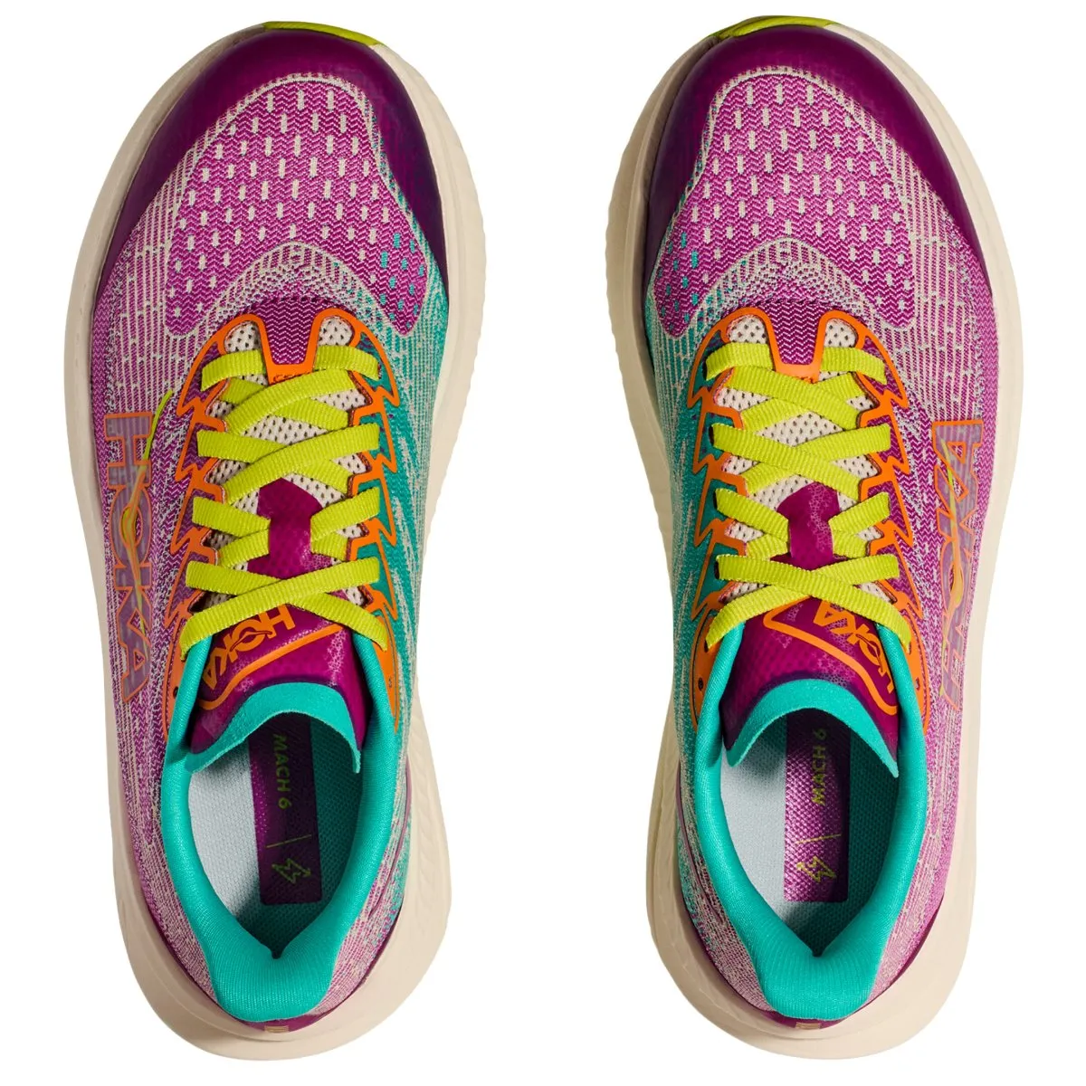 Hoka One One Kinder (Grundschule) Mach 6 Fuchsia