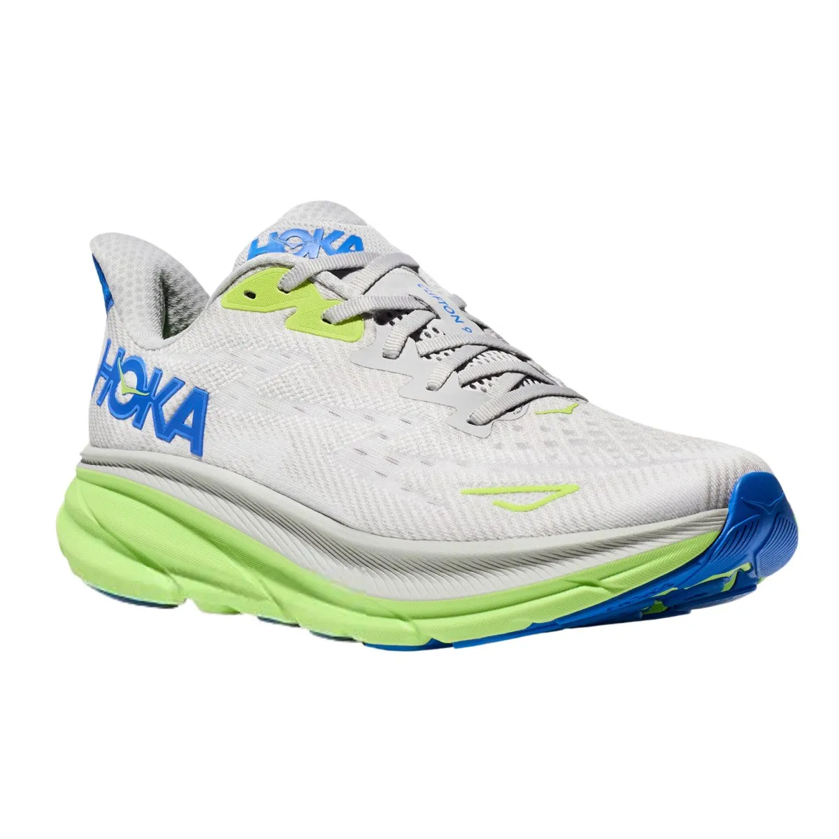 Hoka One One Herren Clifton 9 Stardust/Electric Cobalt