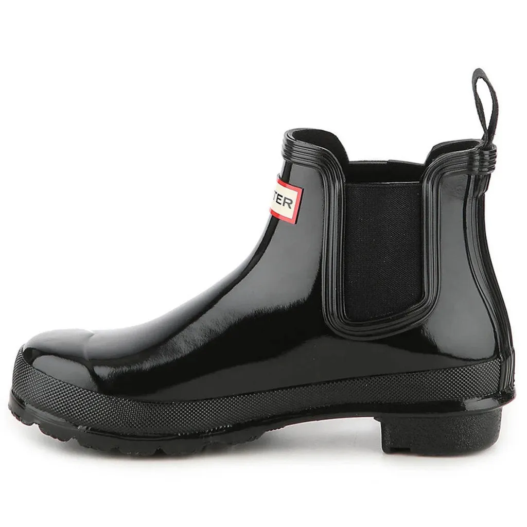 Hunter Original Glänzendes Gummi Chelsea-Stiefel für Damen