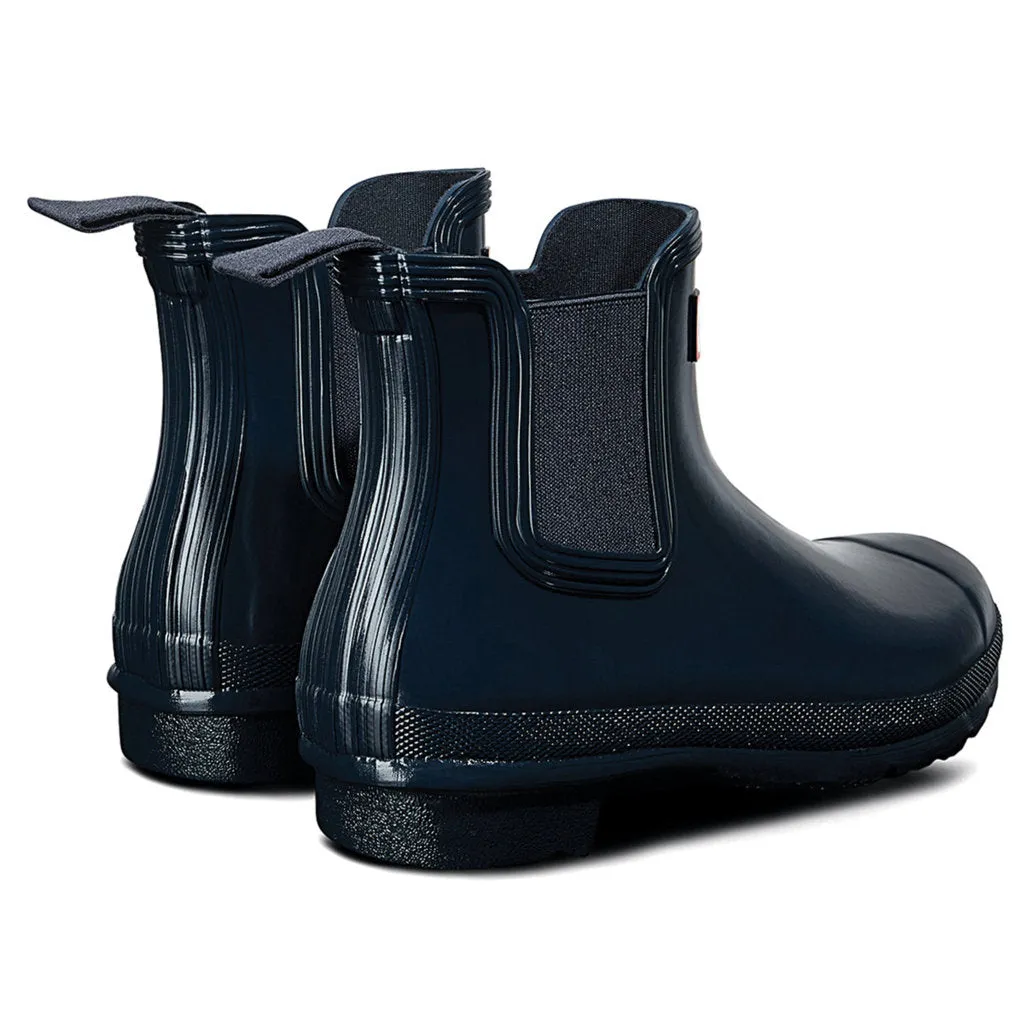 Hunter Original Glänzendes Gummi Chelsea-Stiefel für Damen