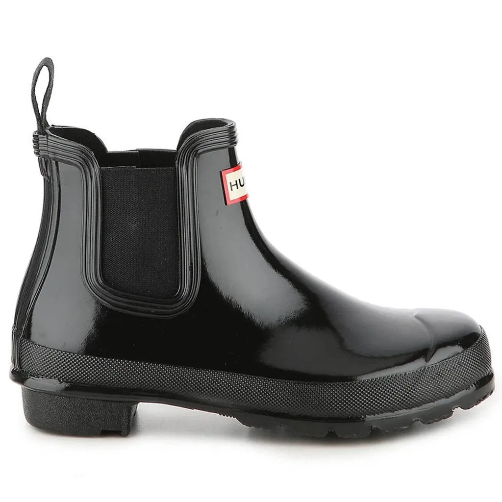 Hunter Original Glänzendes Gummi Chelsea-Stiefel für Damen