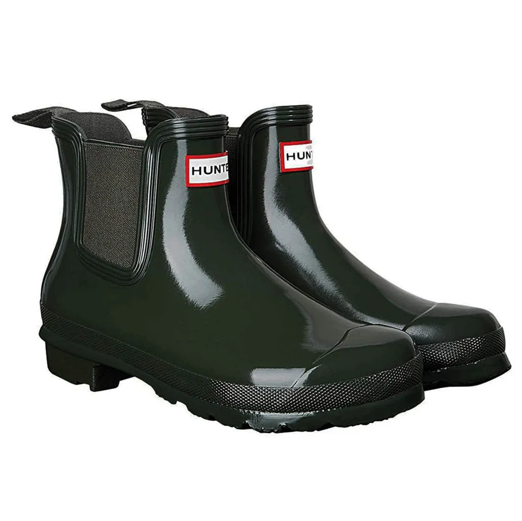 Hunter Original Glänzendes Gummi Chelsea-Stiefel für Damen