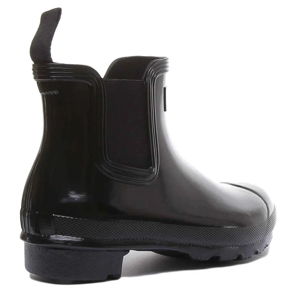 Hunter Original Glänzendes Gummi Chelsea-Stiefel für Damen