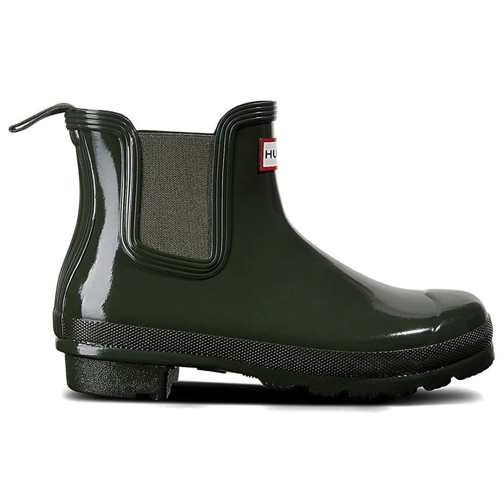 Hunter Original Glänzendes Gummi Chelsea-Stiefel für Damen