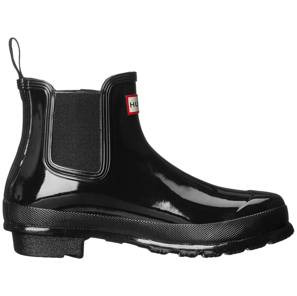 Hunter Original Glänzendes Gummi Chelsea-Stiefel für Damen