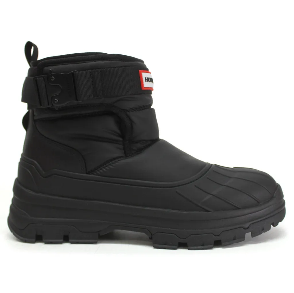 Hunter Kurzschaft-Schnürstiefel aus Synthetik-Textil für Damen