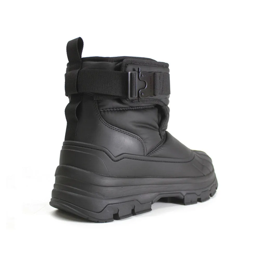 Hunter Kurzschaft-Schnürstiefel aus Synthetik-Textil für Damen