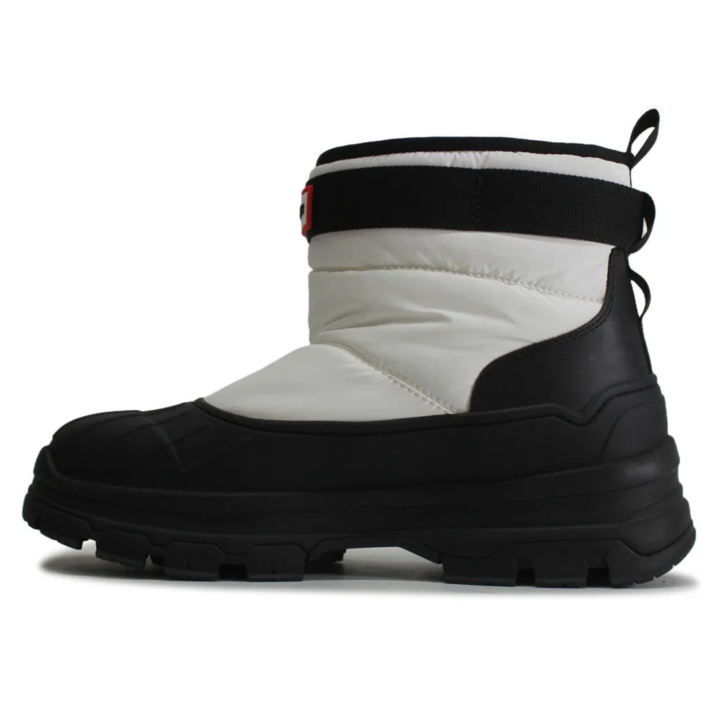 Hunter Kurzschaft-Schnürstiefel aus Synthetik-Textil für Damen