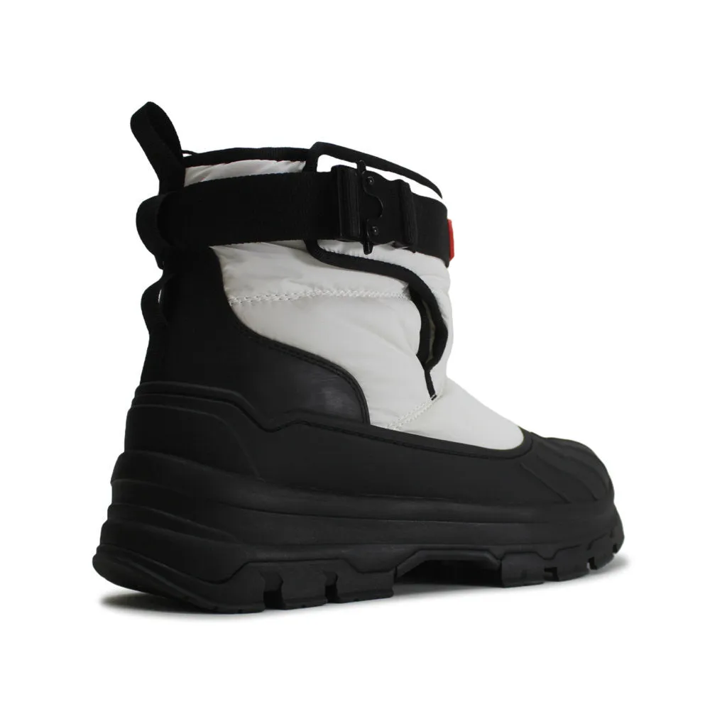 Hunter Kurzschaft-Schnürstiefel aus Synthetik-Textil für Damen