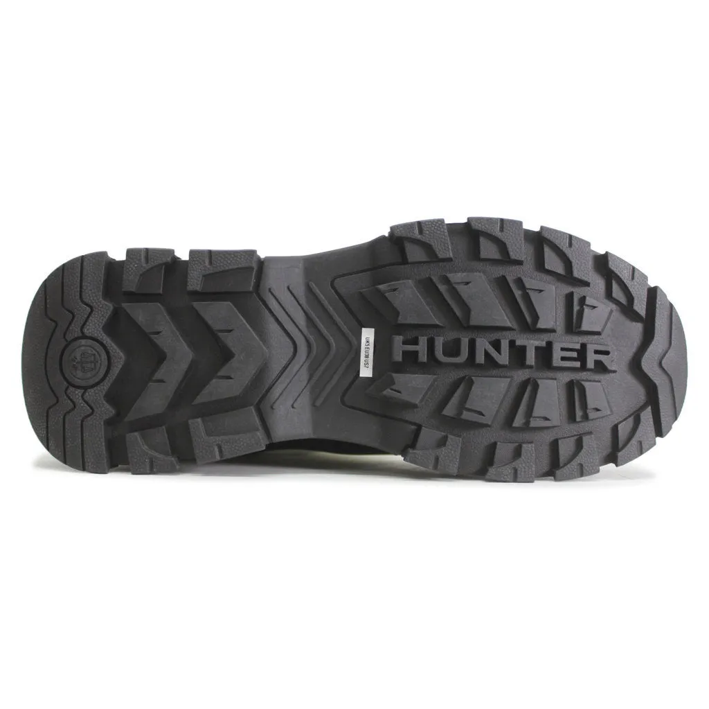 Hunter Kurzschaft-Schnürstiefel aus Synthetik-Textil für Damen