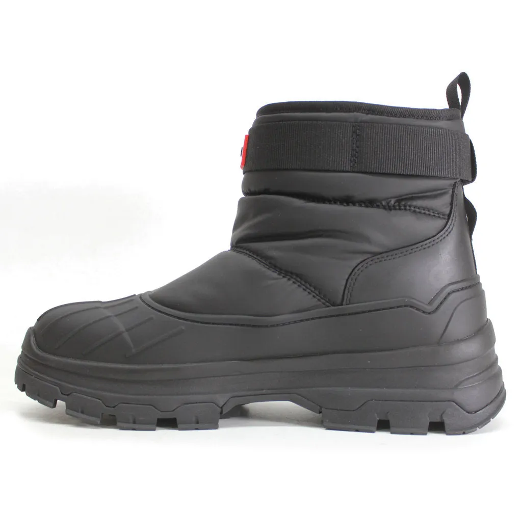 Hunter Kurzschaft-Schnürstiefel aus Synthetik-Textil für Damen