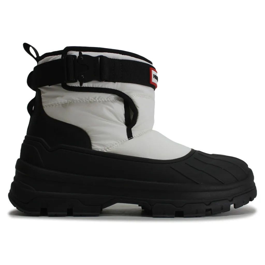 Hunter Kurzschaft-Schnürstiefel aus Synthetik-Textil für Damen