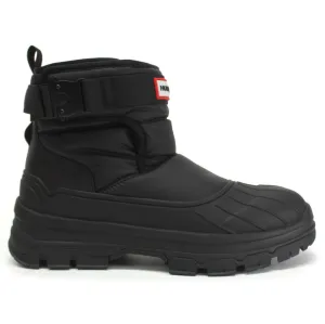 Hunter Kurzschaft-Schnürstiefel aus Synthetik-Textil für Damen