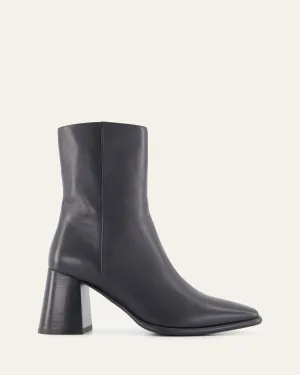 IGGY MID ANKLE STIEFEL SCHWARZES LEDER
