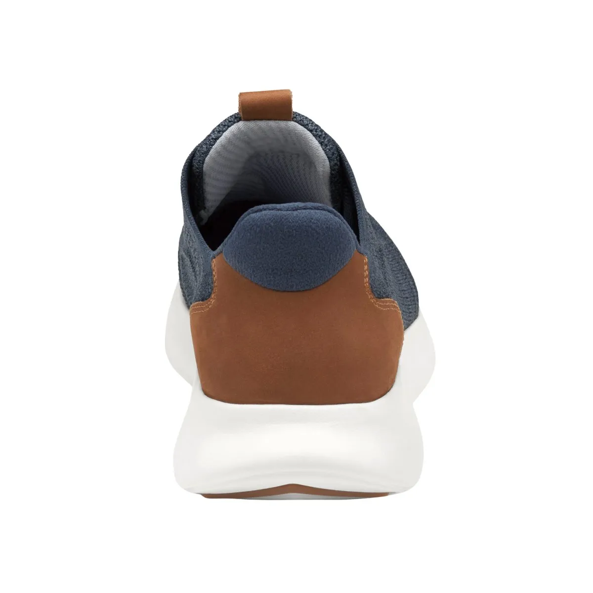 Johnston & Murphy Herren Amherst 2.0 Navy Meliertes Strick-Oxford