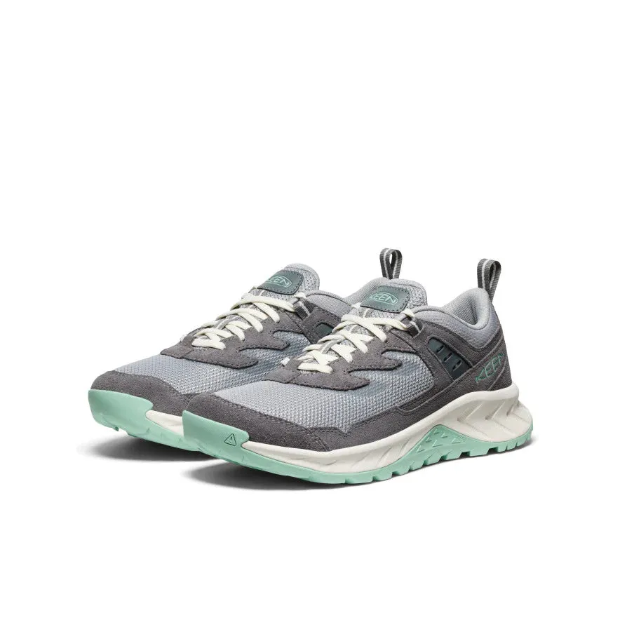 Keen Schuhe Damen Hightrail Belüftet Stahlgrau/Flechte